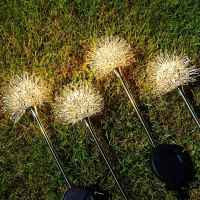 Lámpara Solar De Jardín Con Balón De Hierro Y Remolinos Flor LED Exterior Impermeable Decoración De Noche Para Atrio Artística - details 12