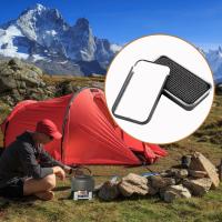 Estufa De Camping Mini De Acero Inoxidable Portátil Y Ligera Para Combustible Liquido Alcohol Estufa De Cera Sólida Para Cocina Al Aire Libre - details 2