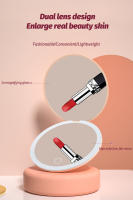 Espejo De Maquillaje Plegable Compacto Con Luz LED Recargable Pequeño Y Portátil Doble Cara Espejo Cosmético Para Mujeres - details 5