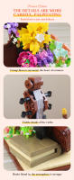 Set De Bloques De Construcción DIY Mini Piano Y Violín Con LED Modelos De Flor Eterna Y Catarata Juguetes Para Niños Regalo De Cumpleaños - details 10
