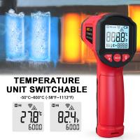 HYTAIS TS600 Termómetro Digital Infrarrojo Sensor No Contacto IR Gun 0.1-1 Emissivity -50~600°C Medidor De Temperatura Mano - details 3
