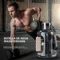 Botella De Agua Con Hidrógeno Portátil Para Deportes Generador De Agua Molecular Hidrógena Recargable Eco-amigable Capacidad De 1.5L Color Gris - details 6