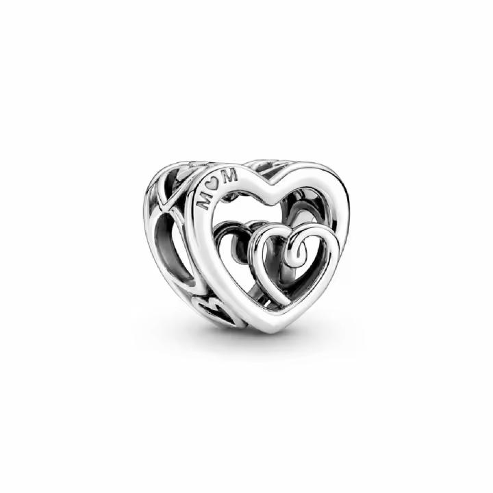 Charm Pandora Corazones Infinitos Entrelazados Mamá - 1