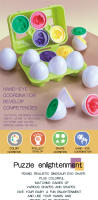 Mini Huevos Inteligentes Juego De Aprendizaje Educativo Para Niños Y Niñas De 3 a 12 Años Detección De Colores Y Formas Juguetes Educativos Para Niños - details 3