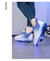 Zapatillas De Niños Con Luces LED Zapatillas De Patinaje Al Aire Libre Para Niños Y Niñas Zapatos Deportivos Cargados Por USB Zapatillas Casuales - details 9