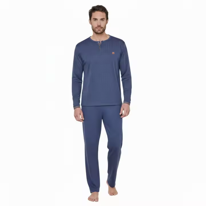MASSANA pijama hombre invierno algodón P751336 - 1