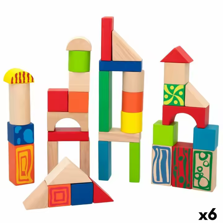 Juego de Construcción Woomax 50 Piezas (6 Unidades) - 1