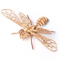 Puzzle 3D De Madera Con Insectos Multitudinario Juguete Educativo Avanzado Para Niños Modelo De Artesanía Creativa - details 7