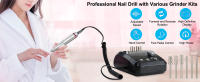 Máquina De Uñas Eléctrica 45000RPM Taladro Profesional Para Pulir Y Modelar Uñas Máquina De Manicura Con Accesorios Incluidos - details 1