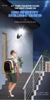 Luces Solares Ultra Brillantes Al Aire Libre Con 106 LED 3000LM Sensor De Movimiento Luz De Inundación Para Pared Patio Garage Jardín Trasero - details 27
