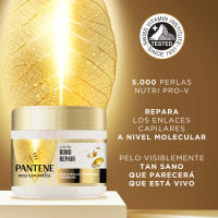 Pantene Molecular Bond Repair Mascarilla Capilar Intensiva Con Biotina Fórmula Pro-V Para Pelo Dañado Y Muy Seco. Deja El Pelo Visiblemente Más Sano, Fuerte Y Regenerado. 2 Unidades de 300ml - details 0