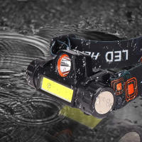 Linterna Frontal LED Mini Potente Recargable USB Impermeable Para Camping Pesca Torcha Frontal Con Luz De Escenario - details 6