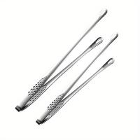 Pinzas De Barbacoa Antideslizantes Con Mango Largo Acero Inoxidable Herramientas De Cocina Para Camping Pinzas De Alimentos - details 10