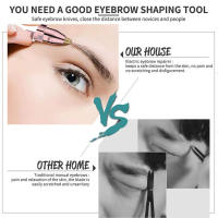 Trimmer De Cejas Eléctrico Universal Recargable Impermeable Y Lavable Herramienta De Peluquería Para El Cabello Y Cejas - details 2