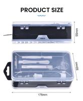 Juego De Destornilladores Magnéticos Precision 115 En 1 Herramienta Multifuncional Para Reparación De Teléfonos Y Equipos De PC Kit De Rescate Automotriz - details 13