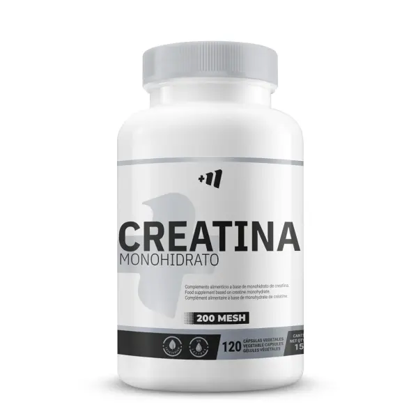 Creatina Monohidrato 200 Mesh - 120 Cápsulas Vegetales de MM Supplements - 1
