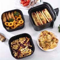 Silicona Air Fryer Almohadillas Reutilizables Antideslizante Fácil De Limpia Herramientas De BBQ Para Cocina Saludable Microondas Y Horno - details 4