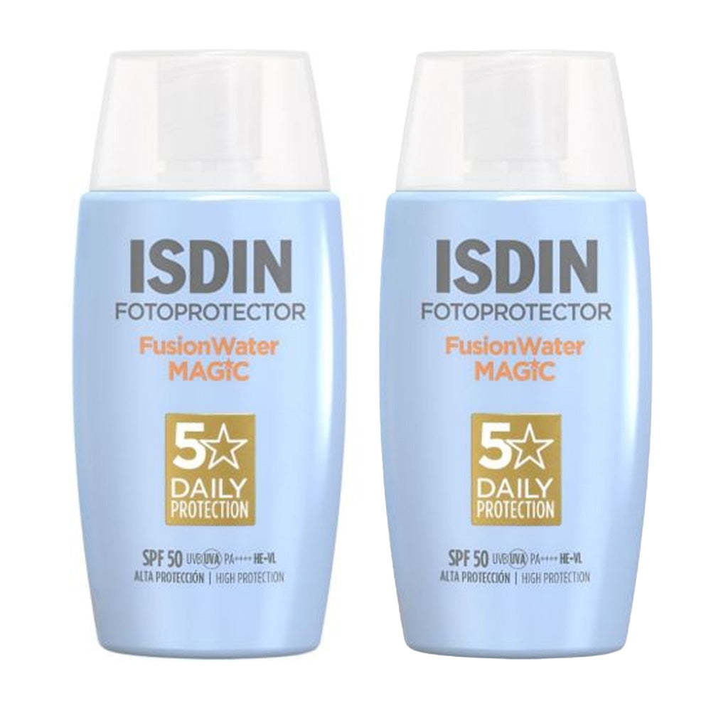 Isdin Fotoprotector Spf50+ Fusion Water Magic 50 ml Duplo
