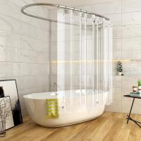 Cortina Ducha Transparente, 180x200cm,Impermeables, Cortinas de Baño Antimoho con Repuesto de PEVA Cortina Bañera con 12 Ojales para Ducha or Bañera - details 5