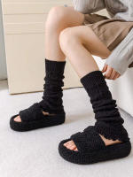 Pareja De Calcetines De Uniforme JK Para Mujer Calcetines Lolita De Bolitas Suaves Y Cómodos De Poliéster Versátiles Con Patrón De Elefante - details 2
