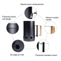 Estufa De Barbacoa Con Ignición De Cestillo De Carbón DUTRIEUX Metal No Desechable Sin Dispositivo De Ignición Manual Uso Exterior - details 0