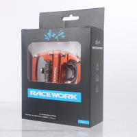 Pedales De Bicicleta De Montaña RACEWORK MTB Clipless Auto- Bloqueables Plataforma Doble SPD Y Plana CNC Aleación De Aluminio DU Rodamiento - details 13