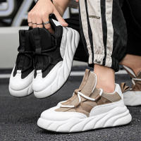 Zapatos Casuales Para Hombre Con Suela Gruesa Y Antideslizante Zapatillas De Deporte Plataforma Cómodas Para Estudiantes - details 1