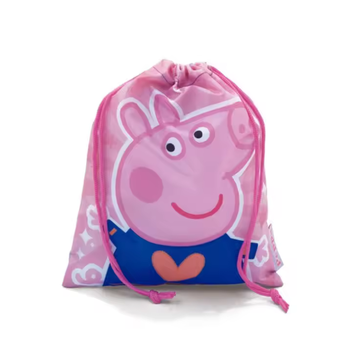 Saco Peppa Pig Rosa Junior con Estampados - 1