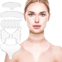 Almohadillas De Cuidado De La Piel Reutilizables Antiarrugas Para Ojos Y Frente De Silicona Médica Grado 100% Levantamiento Facial Invisible - details 5
