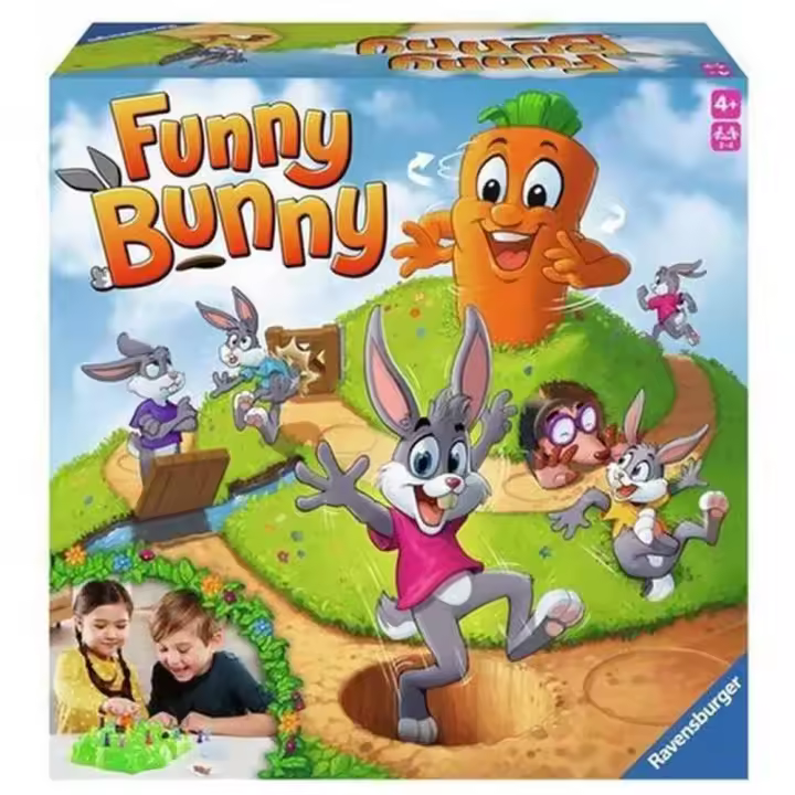 Clementoni Juego De Conejito Divertido Multicolor - 1