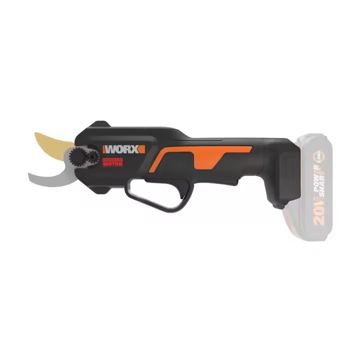 Worx WG330 Tijeras de podar a batería 20V Nitro con motor sin escobillas y apertura de la cuchilla de 25 mm - 1