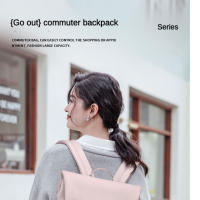 Mochila Elegante GOLF Para Mujer En Nylon Aesthetic Impermeable Antigolpe Con Compartment Para Portátil 15.6 Pulgadas Anti-Robo Para Viajes Y Uso Diario - details 0