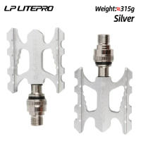 Pedal De Bicicleta Litepro Ultraligero Con Solución Rápida De Aluminio Para Brompton Pedal Plegable Antideslizante Para Mountain Bikes Road Bicycles Y BMX - details 2