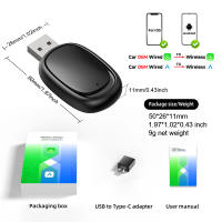 Adaptador Wireless CarPlay TIMEKNOW 2en1 Android Auto Dongle Inteligente 5G WIFI Para iPhone Y Android Compatible Con Volvo Benz Kia VW - details 11