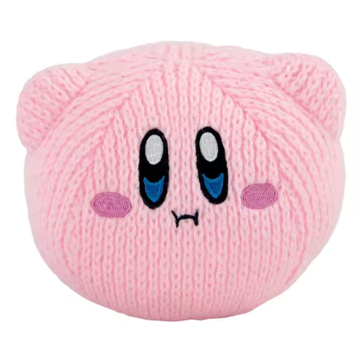 TOMY Nuiguru - Peluche de Kirby de punto, peluche de Kirby flotante, peluches de punto, animales de peluche coleccionables, peluches suaves y lindos y regalos para el día de San Valentín para niños, 6 - 1