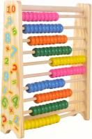 Cálculo De Abacús De Madera Juguete Educativo Montessori Para Niños Juguetes De Aprendizaje Matemático De Guardería Regalos Para Bebés - details 10