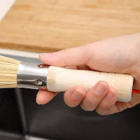 Cepillo De Limpieza Para Wok Y Cocina Con Mango Largo Hecho De Bambú Natural Herramienta De Cocina Para Hogar Y Restaurante - details 9