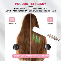 4800mAh Cepillo Alisador de Pelo sin Cable Cepillo Alisador Eléctrico Plancha de Barba para Hombre Peine calefactor recargable - details 3