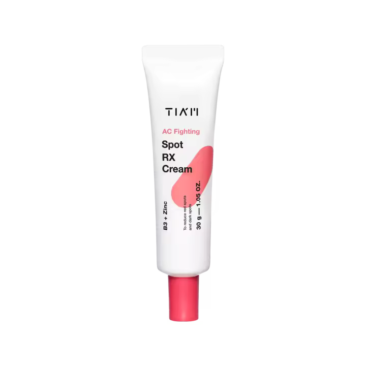 AC Fighting Spot RX Cream (30g) | skincare cosmética coreana | Crema con 10% niacinamida y 7% zinc para tratar manchas de acné, rojeces y cicatrices. Calma la piel y reduce la inflamación. Ideal piel grasa/mixta. Sin alcohol, perfecta para uso diario - 1