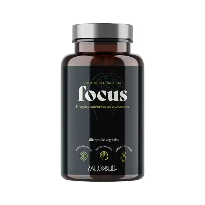 Focus Nootrópico Natural 60 Cápsulas - PaleoBull - 1