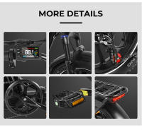 Bicicleta Eléctrica plegable samebike c05pro 36V 13ah Katería extraible 20*4,0 Grasa ebike 7 bicicleta urbana - details 17