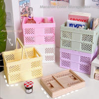 Cesta Plegable De Almacenamiento Multi-Funcional Mr. Paper Estilo INS Para Oficina Accesorios De Escritorio Organizador De Papelería - details 1