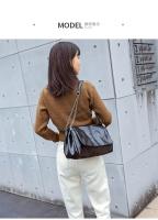 Bolso De Hombro Para Mujer Estilo Rock Negro Nueva Moda Bolso De Mano Con Cadena Monedero Cruzado Single Para Diario - details 12