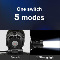 Linterna Frontal LED De Alta Potencia 1000000LM XHP360 Recargable Por USB Para Pesca Y Camping Luz De Cara Resistente Al Agua Con Ángulo De Haz De 60° - details 4
