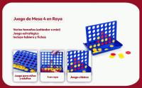 Banner - Juego de mesa 4 en raya mini