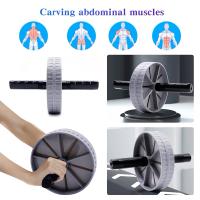 1Pcs Abdominal Wheel Resistente Al Desgaste Con Rodillos Antideslizantes Equipo De Ejercicio Para Fortalecimiento Muscular Entrenamiento De Fitness Uso Doméstico Silencioso - details 5
