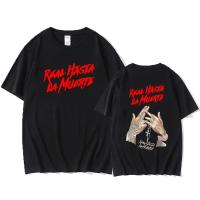 Camiseta Gráfica Hip Hop Para Hombres Y Mujeres Algodón Oversize Estilo Rapper Camiseta Corta De Moda Casual Para Calle - details 3