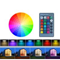 Spotlight LED Recorrido 10W/15W Para Techo RGB Luz Baja Para Decoración De Habitaciones AC 85-220V Blanco Frío Y Calido Panel LED Redondo - details 3