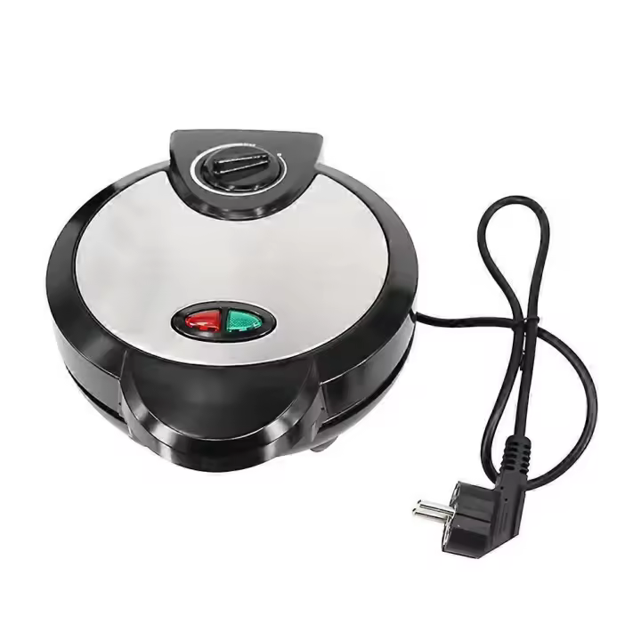 Double Sided Pancake Maker 8.3in Multifunctional Crisp Omelet Pan Ice Cream Cone Machine Nonstick Easy to Clean 220V - 1
