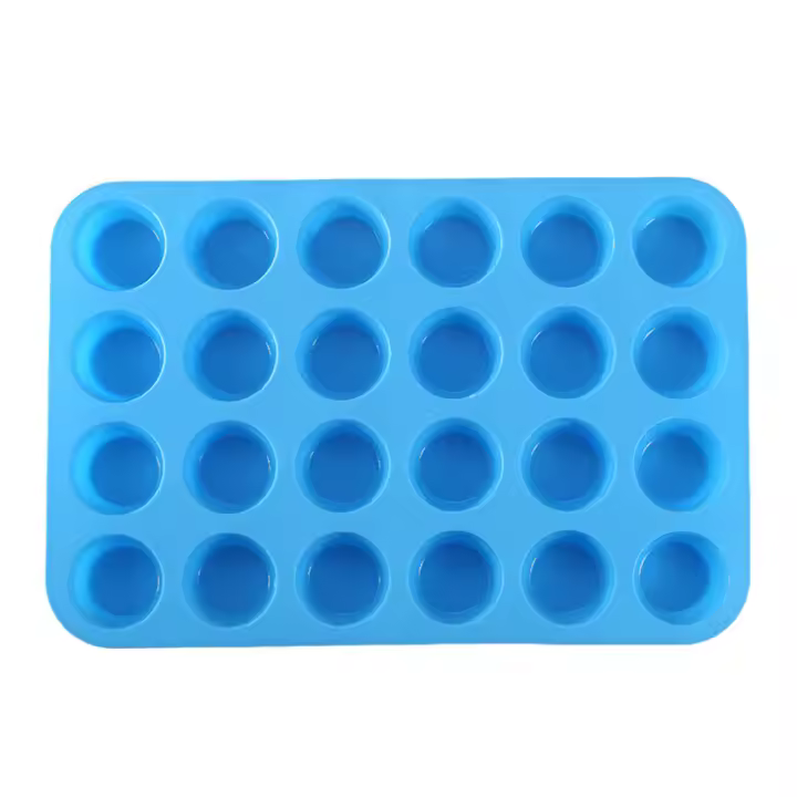 Molde para muffin de silicona para 24 piezas, Moldes para cupcakes, para cupcakes y pudines - 1